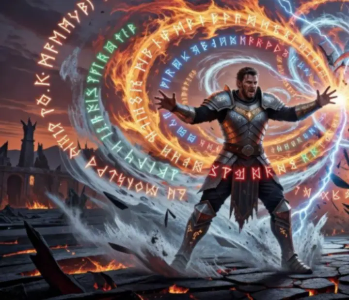 Epicka bitwa z potężnymi synergiami run w Rune Dice